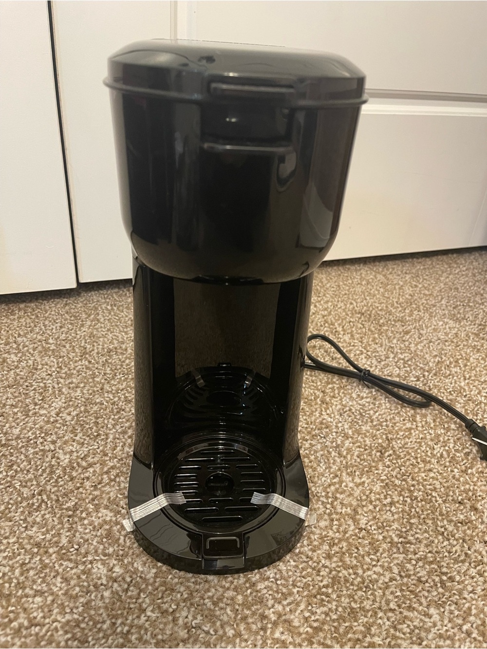 Mainstays Single-Serve Black Coffee Maker |14oz | Black